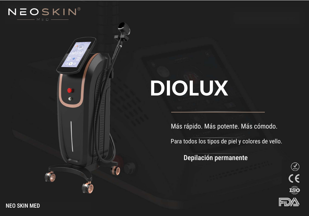 Portada del catálogo de DIOLUX de NeoSkin Med