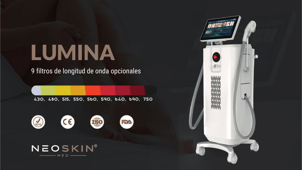 Portada del catálogo de LUMINA de NeoSkin Med